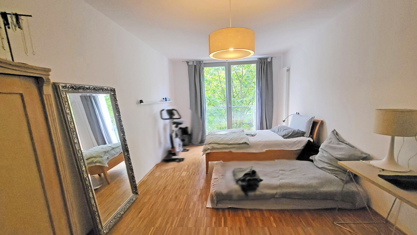 Blick in eines d. Schlafzimmer