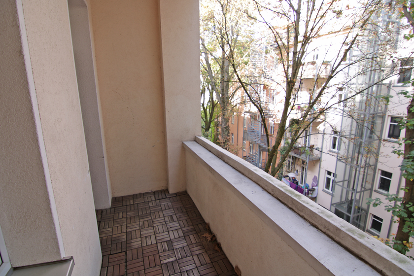 Gut nutzbarer Balkon!