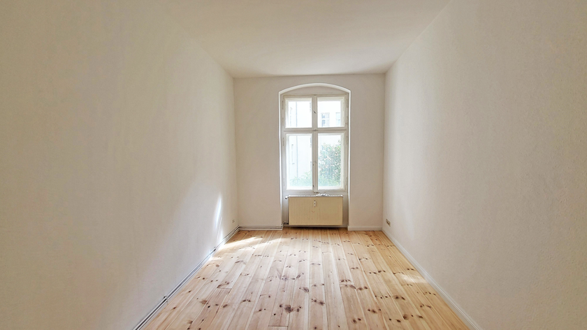 Blick in das Schlafzimmer