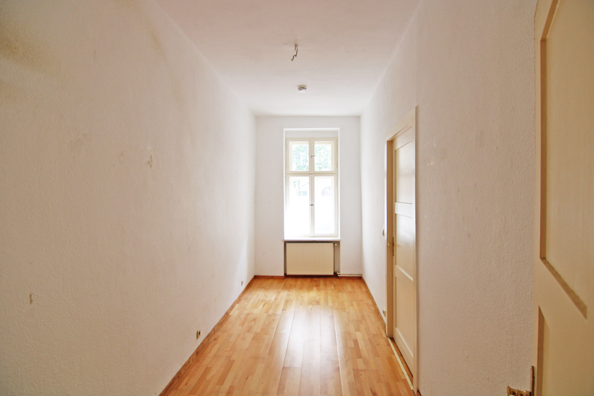 Blick in das Schlafzimmer