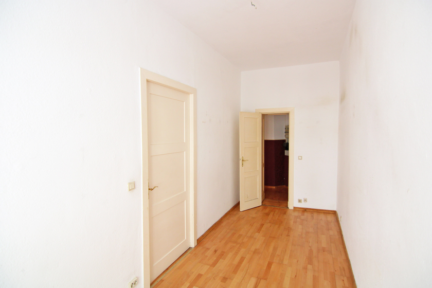 Blick in das Schlafzimmer