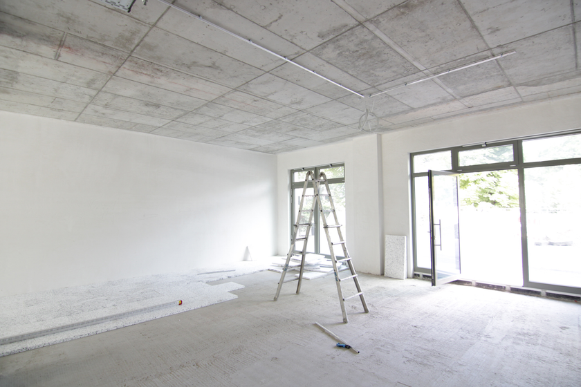 Blick in die Mietfläche