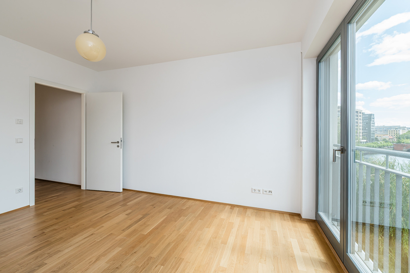 Schlafzimmer mit Wasserblick!