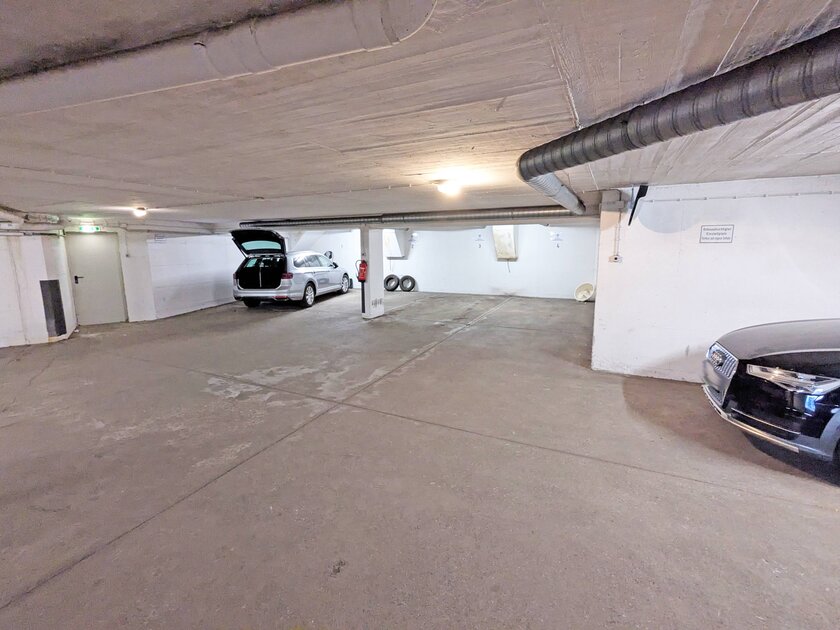 Blick in die Tiefgarage
