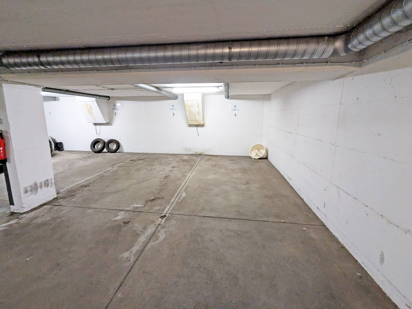 Blick in die Tiefgarage