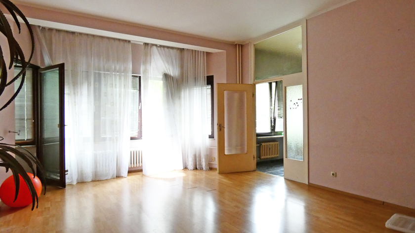 Blick in das Wohnzimmer