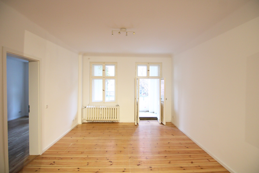 Blick in das Wohnzimmer