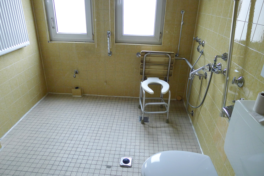 Blick in das Badezimmer