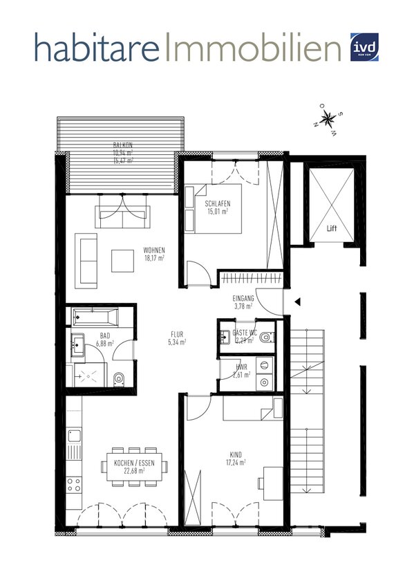 Attraktiver Grundriss