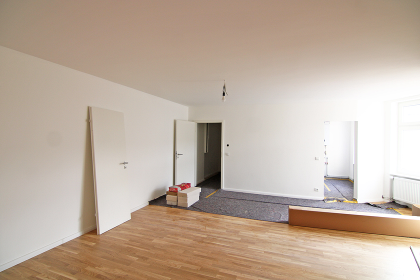 Großes Wohnzimmer, fast fertig