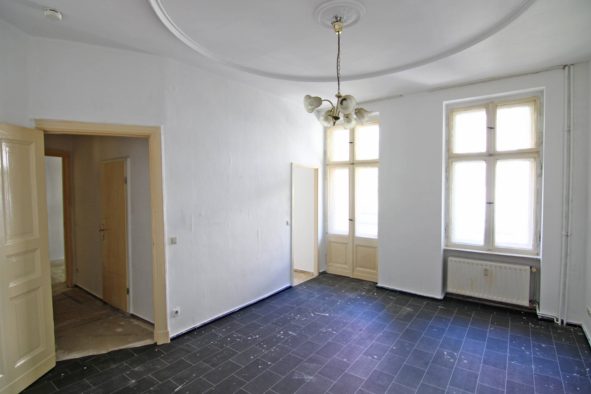 Blick in das Wohnzimmer