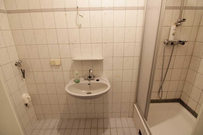Einfacheres Duschbad