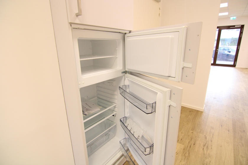 Küche mit Einbauküche