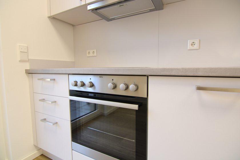 Küche mit Einbauküche