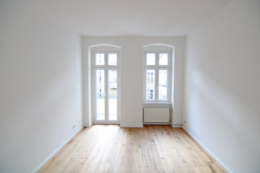 Blick in das Schlafzimmer