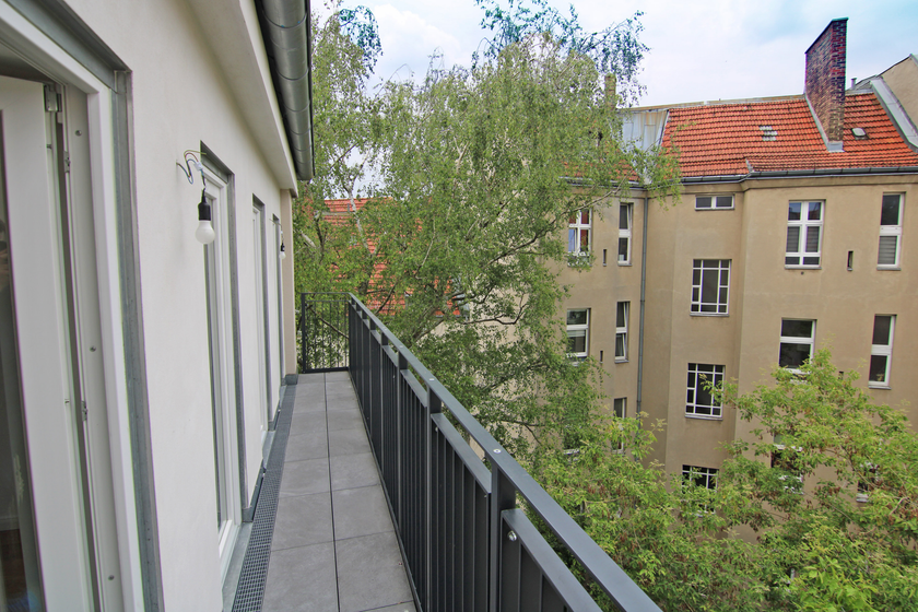 Terrasse mit Grünblick