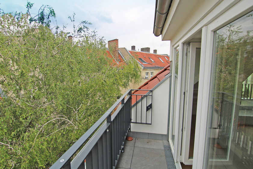 Terrassen mit Grünblick