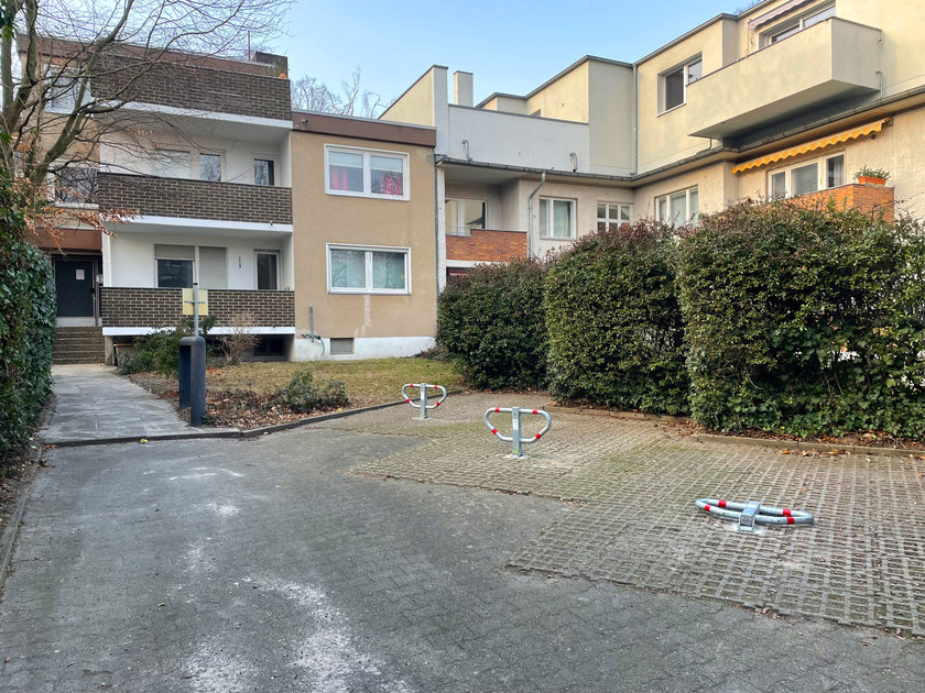 Blick auf den Stellplatz