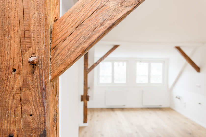 Schöne, alte Holzbalken