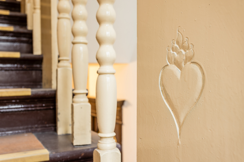 Ambientestarkes Treppenhaus