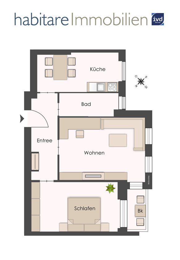 Sehr hübscher Grundriss