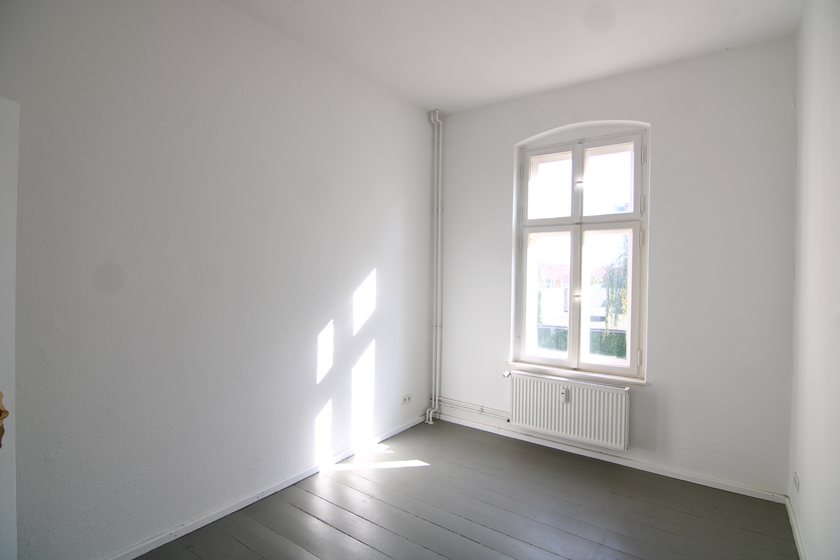 Blick in das Schlafzimmer