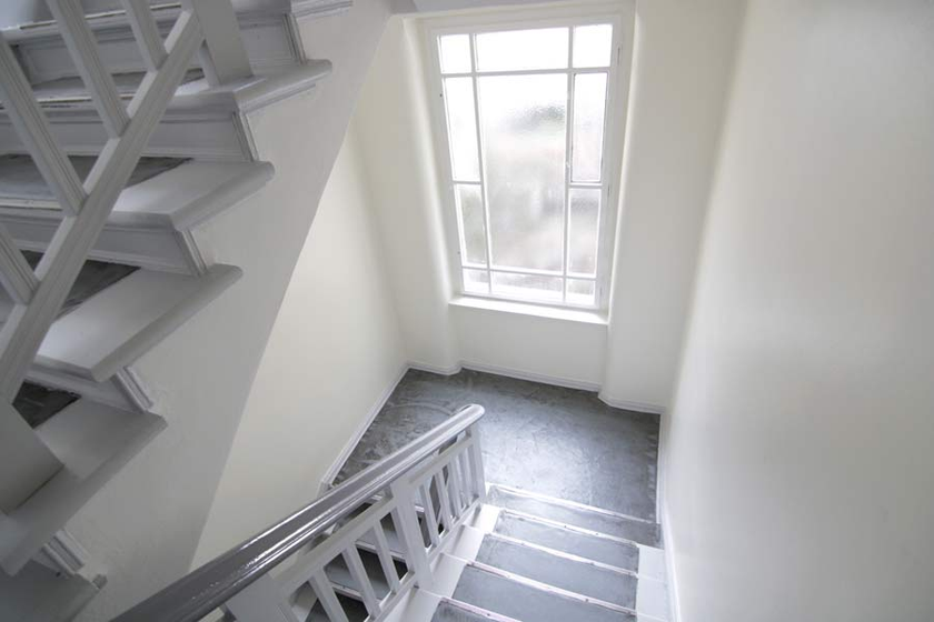 Blick in die Treppenhäuser