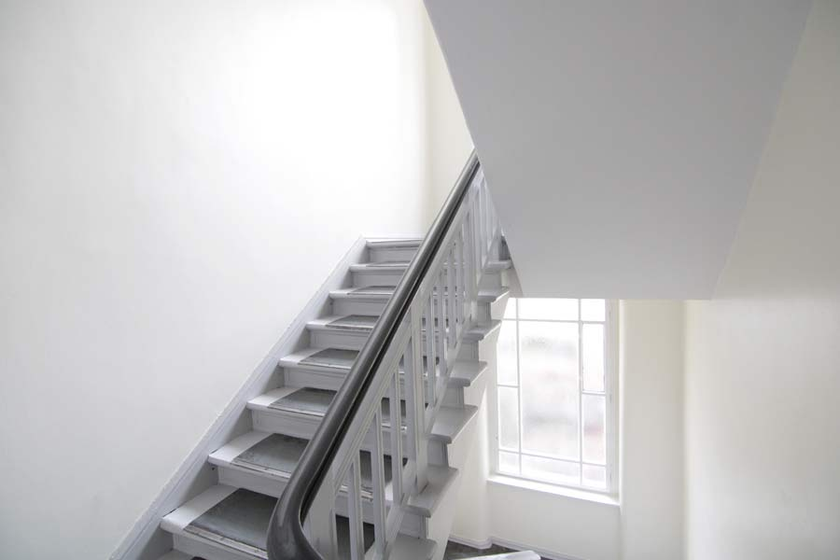 Blick in die Treppenhäuser