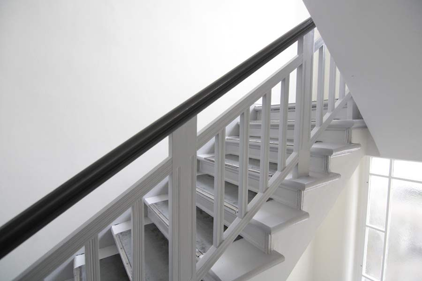 Blick in die Treppenhäuser