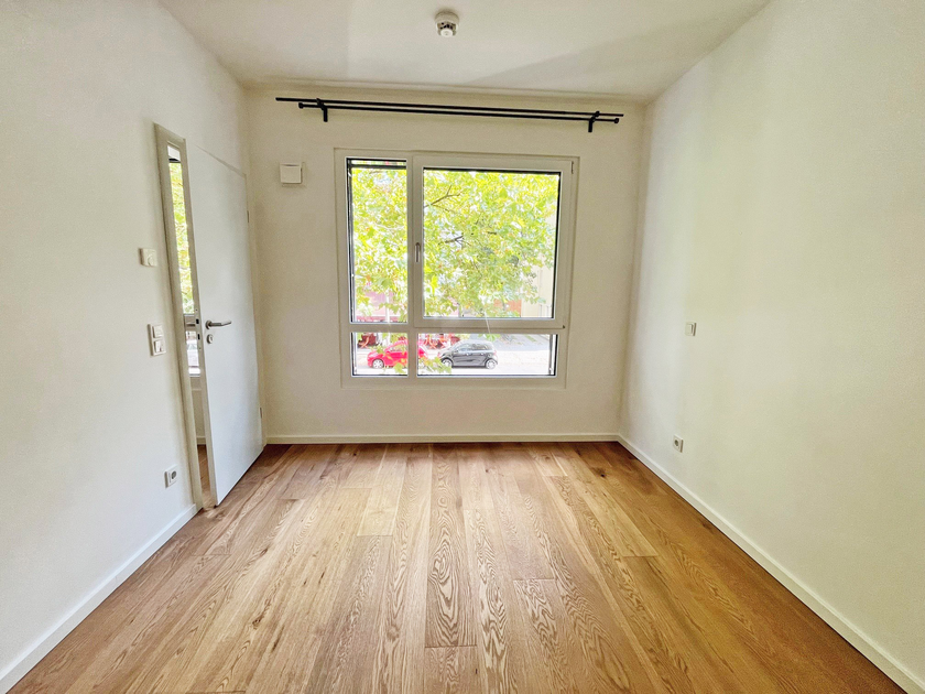 Blick in das Schlafzimmer