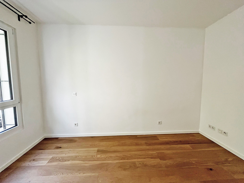 Blick in das Schlafzimmer