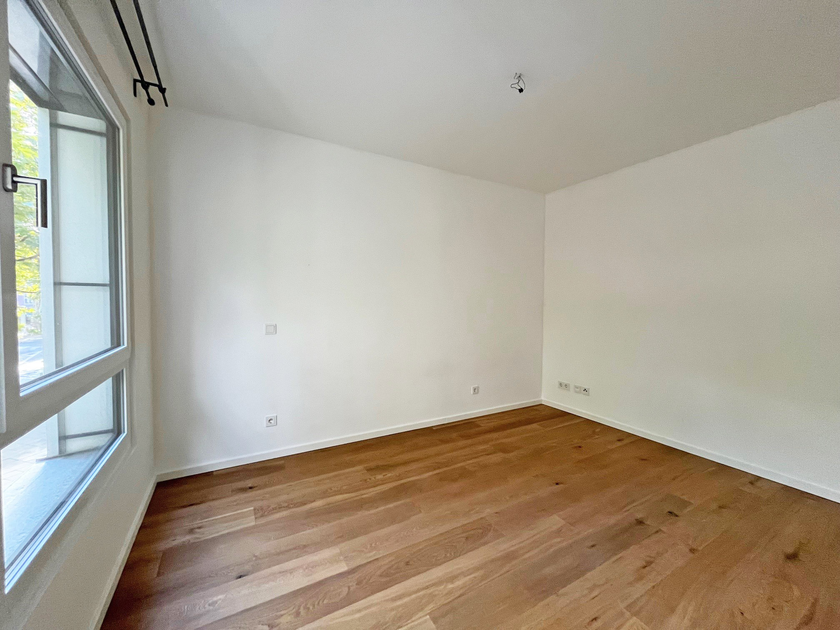 Blick in das Schlafzimmer