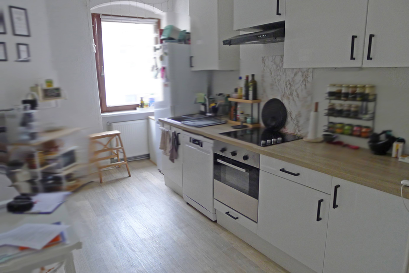 Blick in die Küche