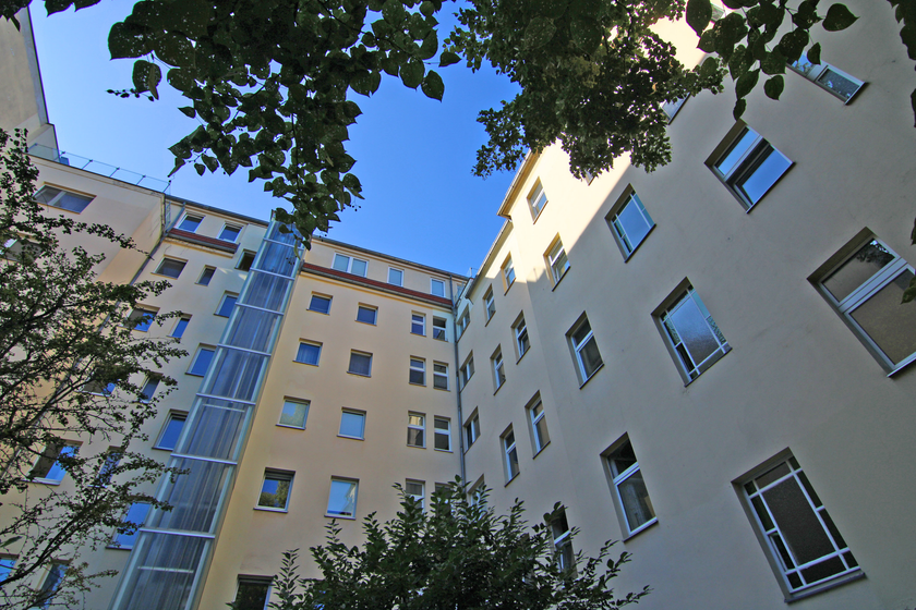 Angenehme Hoffassaden