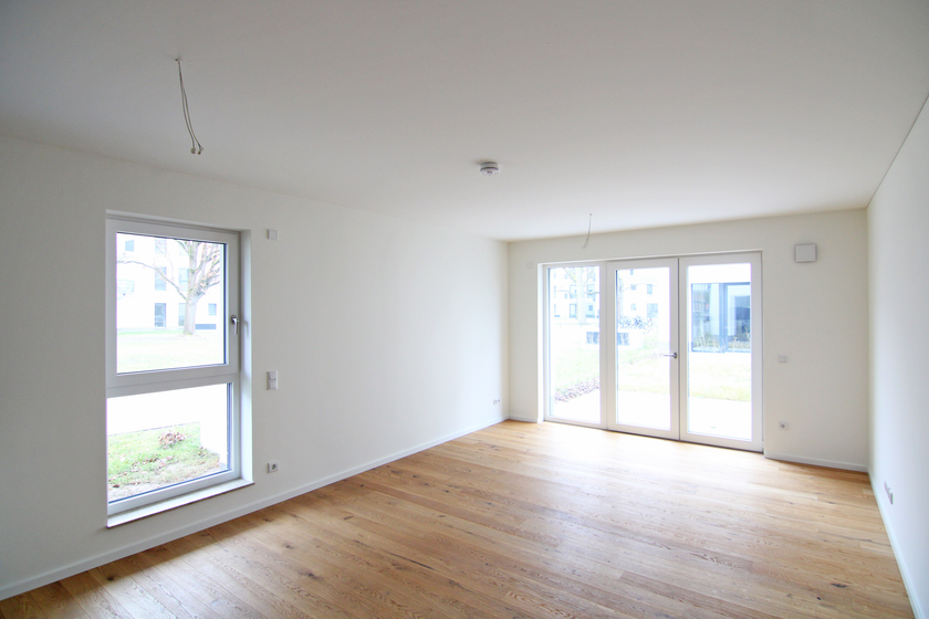 Wohnzimmer mit Terrasse