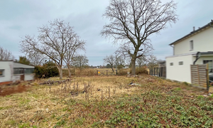 Blick auf das Grundstück